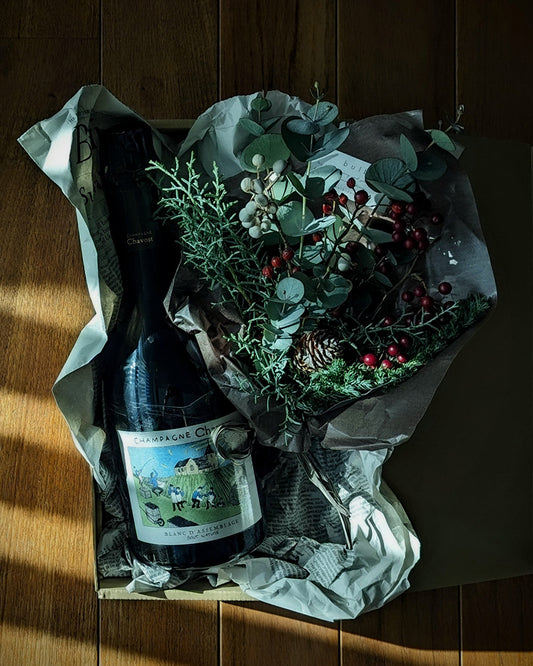 <Gift Set> 花とワイン BOX 【送料無料】