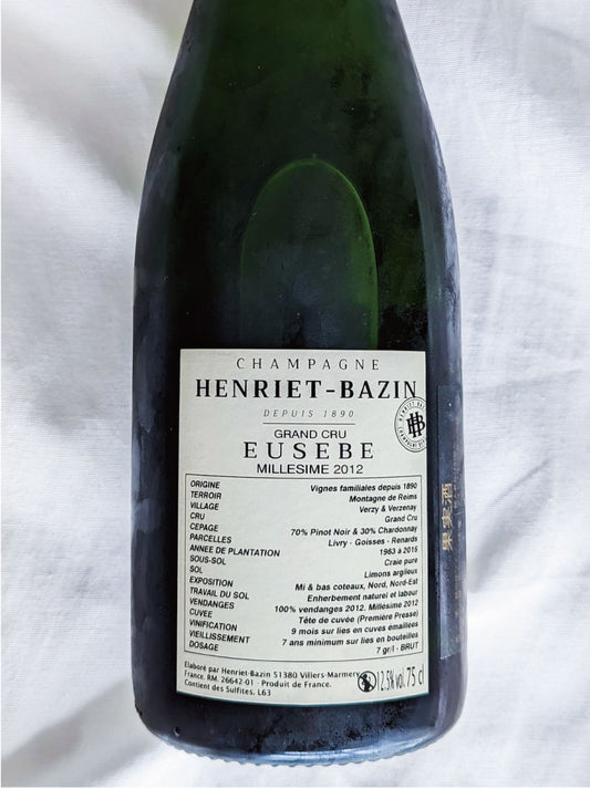 Henriet-Bazin | Eusebe 2012 アンリエ・バザン ウーゼブ / フランス シャンパーニュ地方