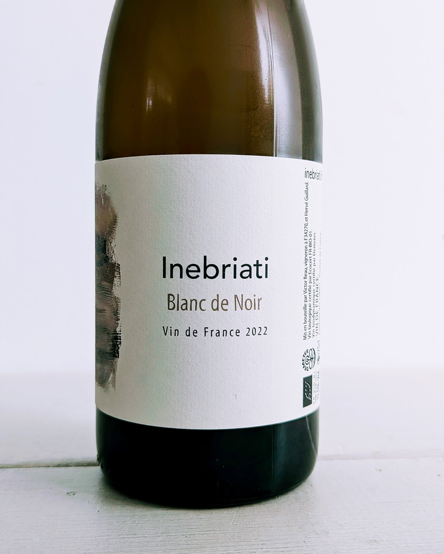 Domaine Inebriati | Blanc de Noir  2022  イネブリアティ ブラン・ドゥ・ノワール / フランス  ラングドック